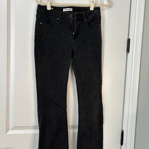 Vigoss Markey Crop Boot Black Jeans Size 28 EUC